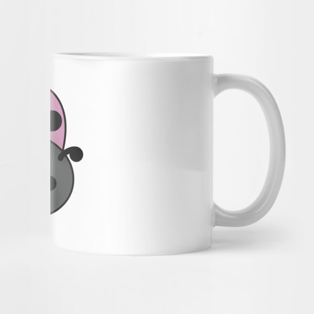 Ladybug Pink Awareness Ribbon by HolidayBug